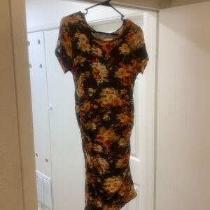 Stretchy floral dress
